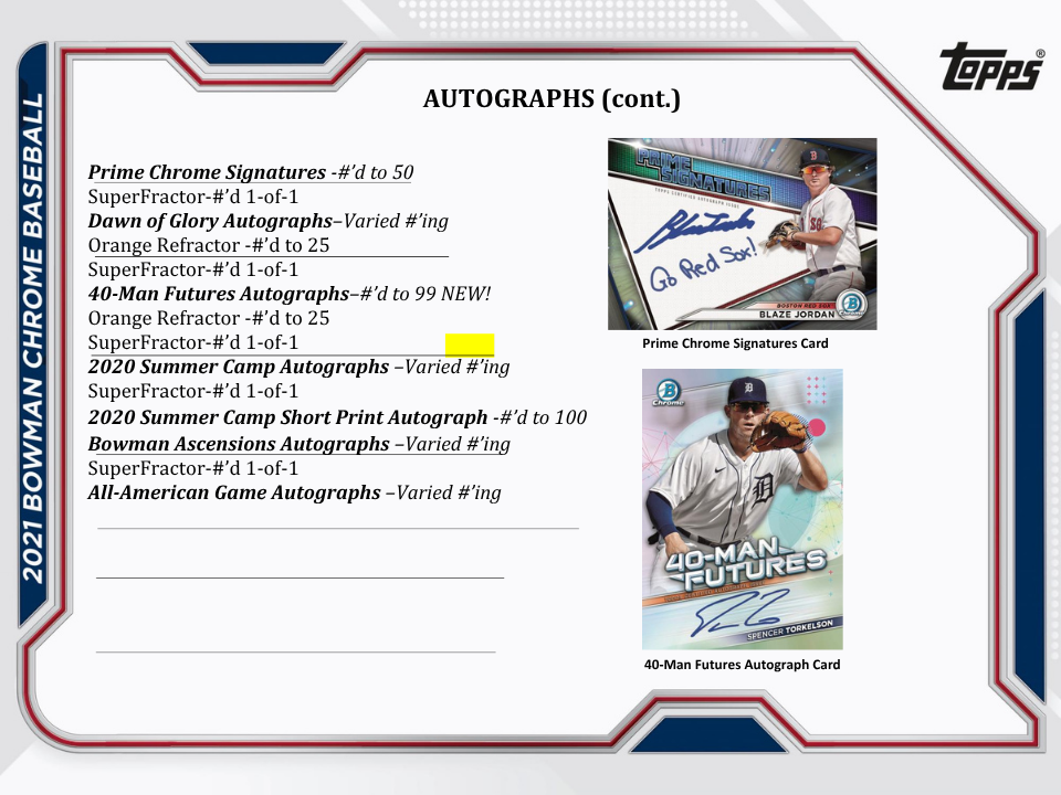 2021 Bowman Baseball Jumbo HTA Box