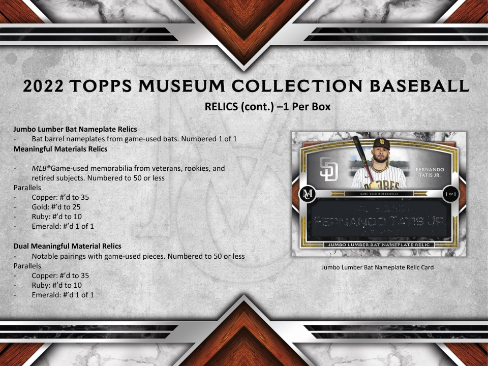 2022 Topps Museum Collection Baseball Hobby Box