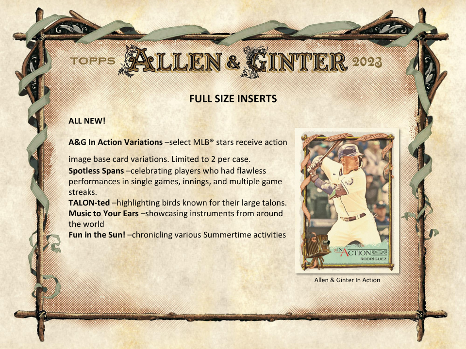 2023 Topps Allen & Ginter Baseball Hobby Box