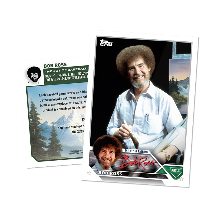 2023 Topps X Bob Ross "The Joy of Baseball" Collectors Box