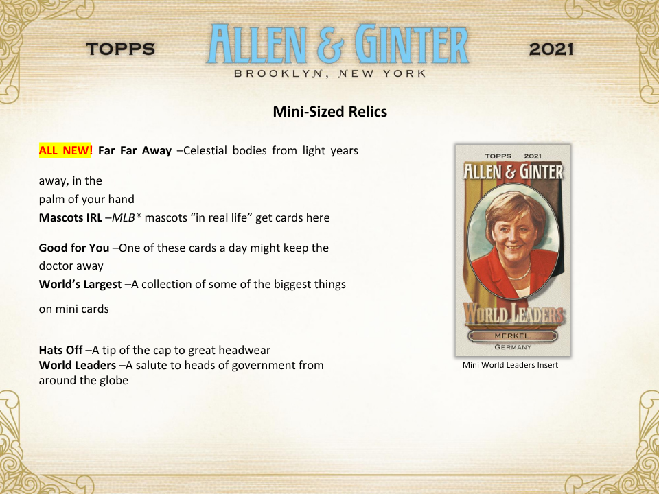 2021 Topps Allen & Ginter Baseball Hobby Box