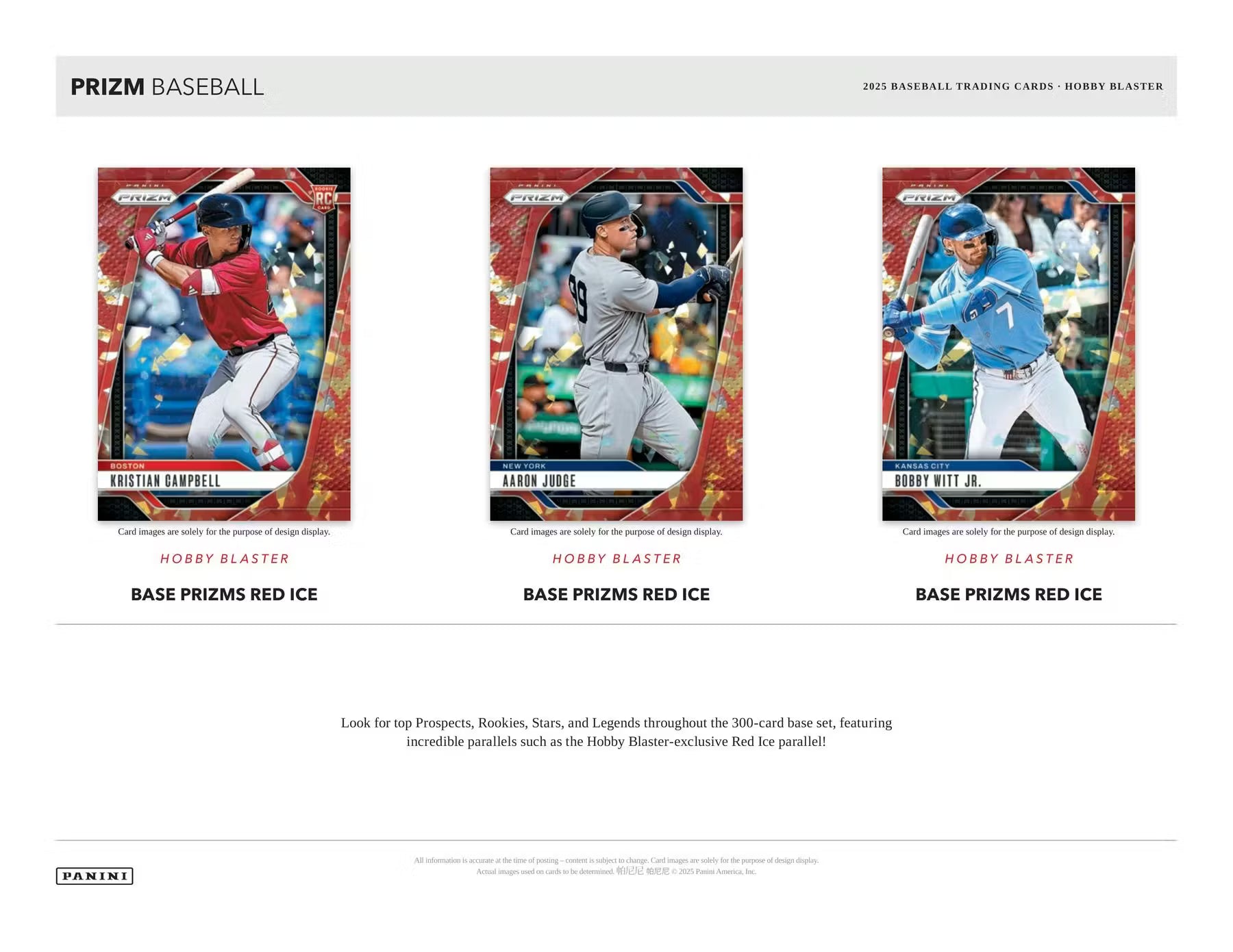 2025 Panini Prizm Baseball Hobby Blaster Box
