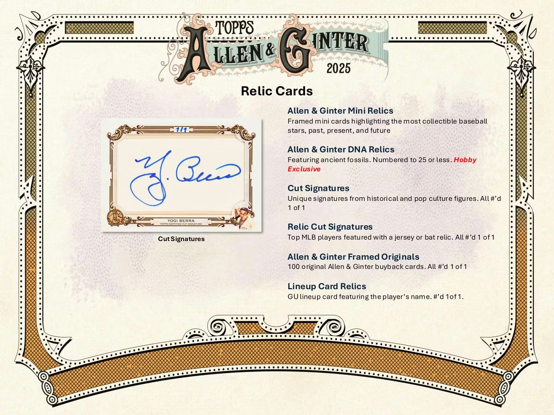 2025 Topps Allen & Ginter Baseball Hobby Box