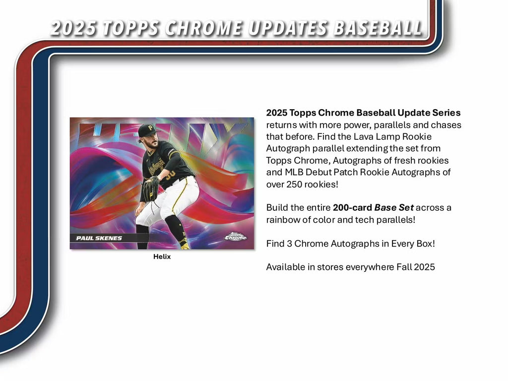 2025 Topps Chrome Update Series Baseball Breaker's Delight Box
