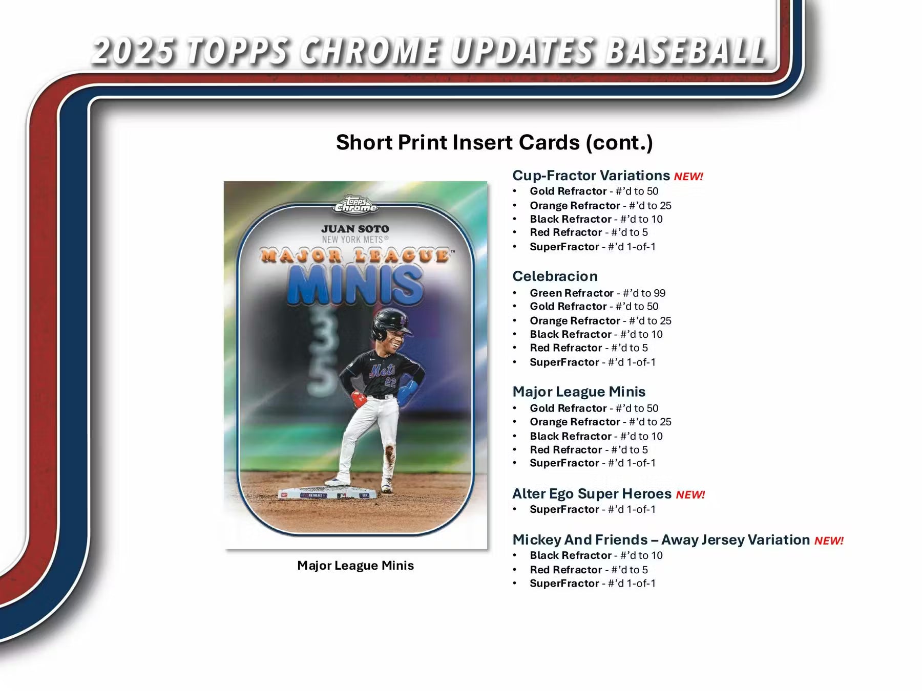 2025 Topps Chrome Update Series Baseball Hobby Box