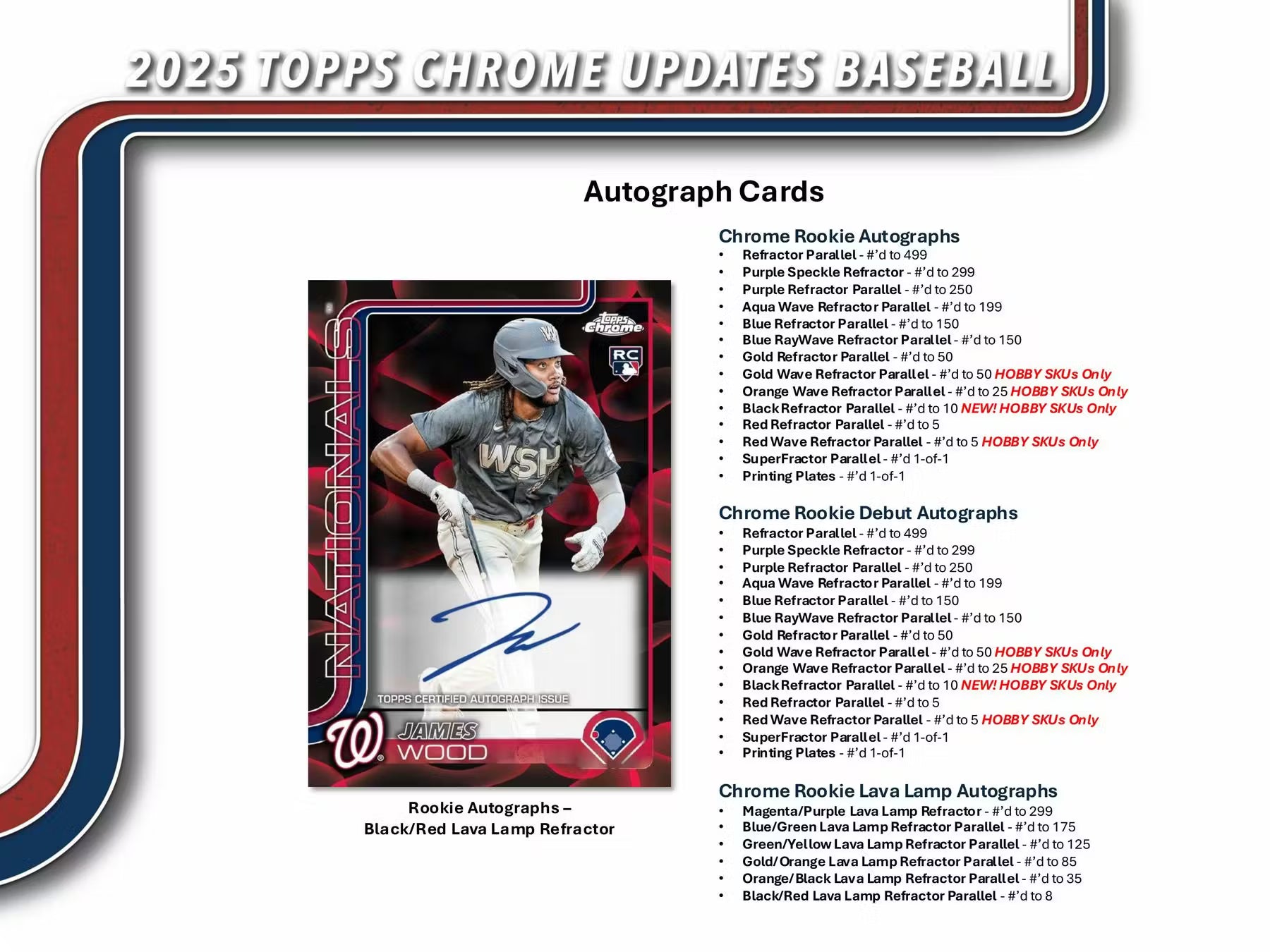 2025 Topps Chrome Update Series Baseball Hobby Jumbo Box