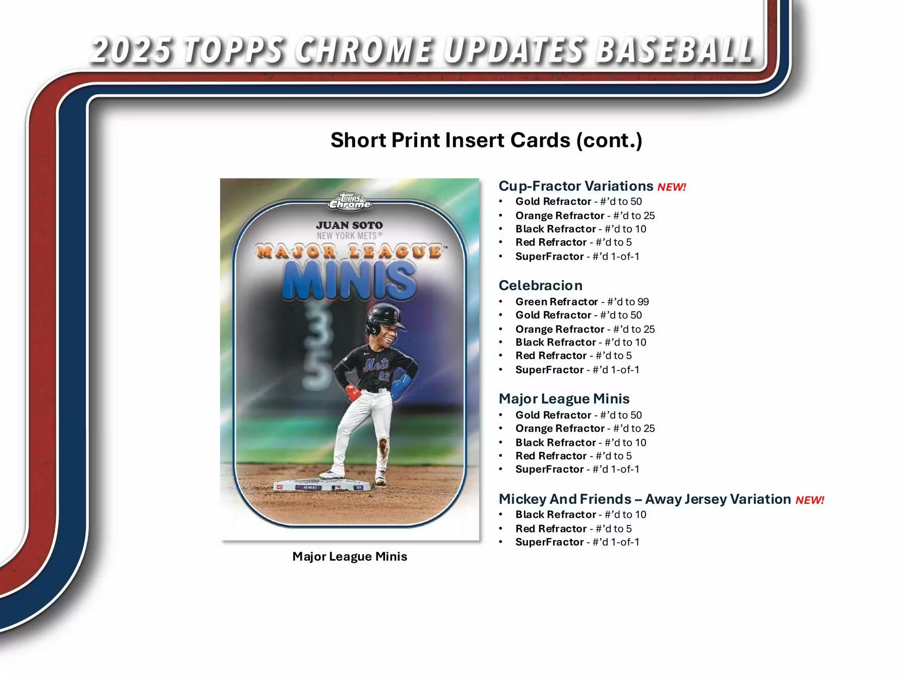 2025 Topps Chrome Update Series Baseball Blaster Box