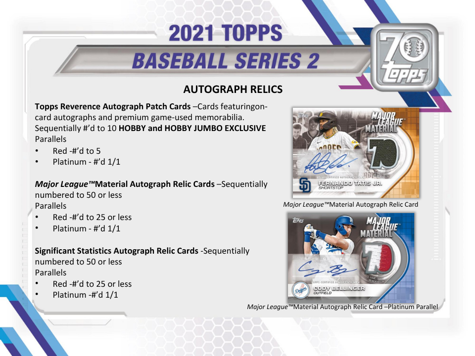 2021 Topps Series 2 Baseball Hobby Box