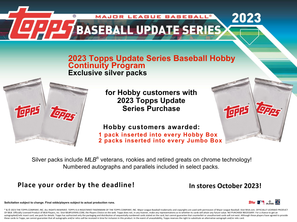 2023 Topps Update Series Baseball Hobby Box