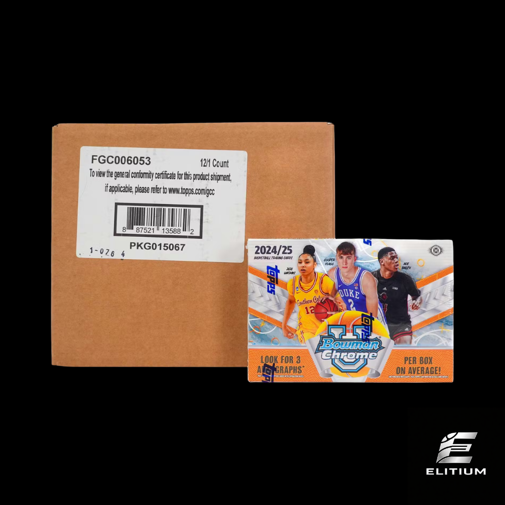 2024/25 Bowman University Chrome Basketball Delight 12-Box Case