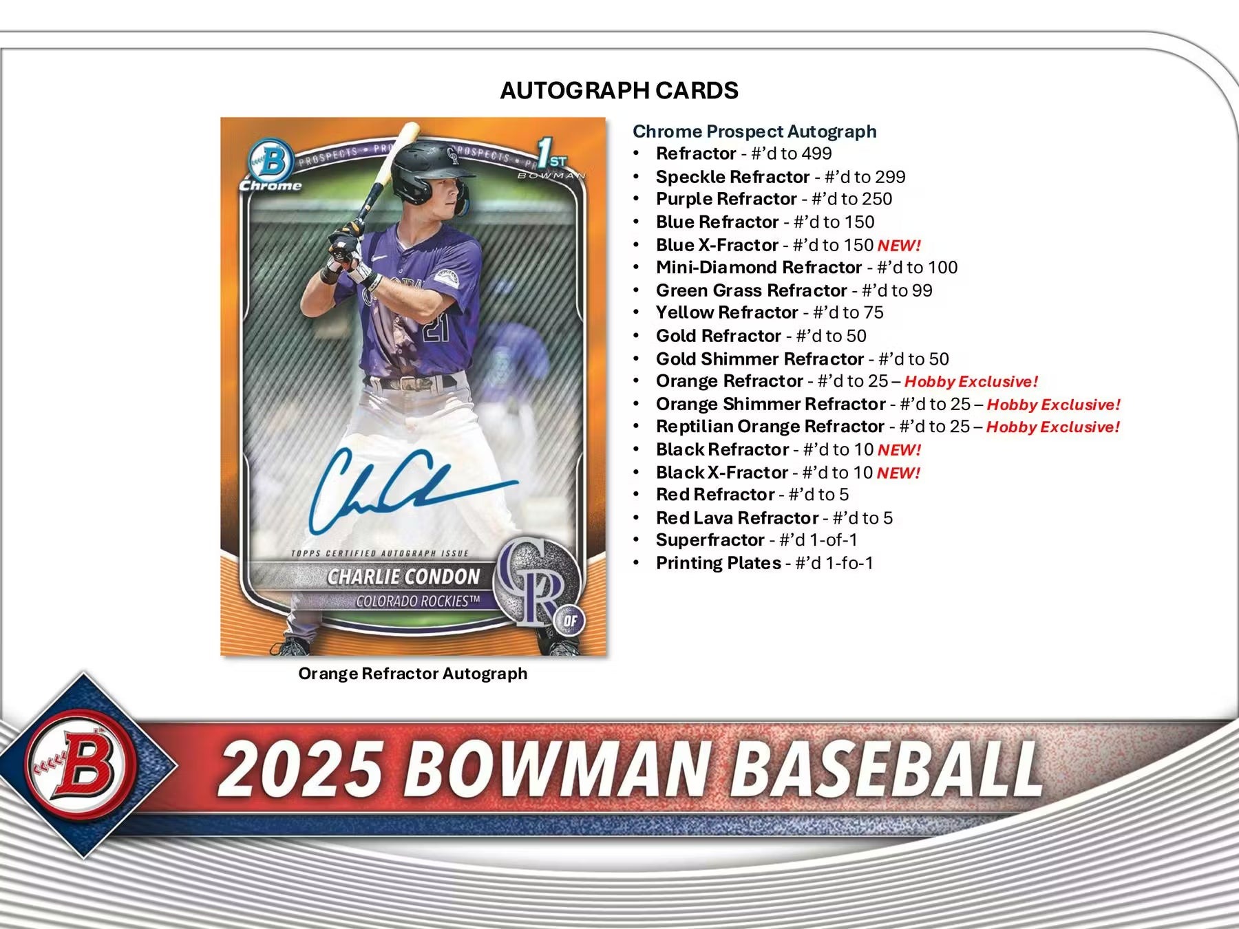 2025 Bowman Baseball Hobby Box