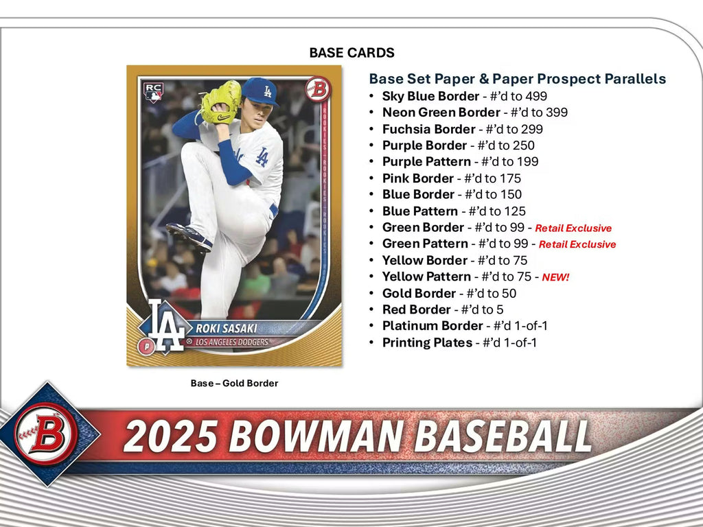 2025 Bowman Baseball Blaster Box
