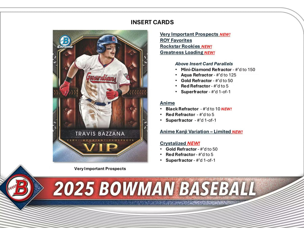 2025 Bowman Baseball Blaster Box