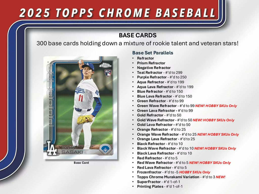 2025 Topps Chrome Baseball Blaster Box