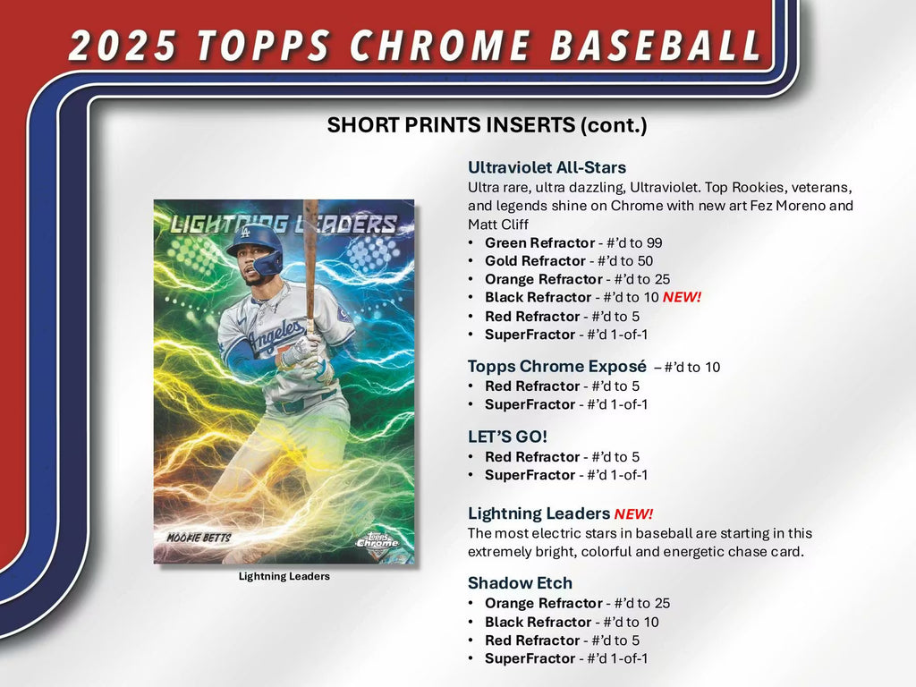 2025 Topps Chrome Baseball Blaster Box