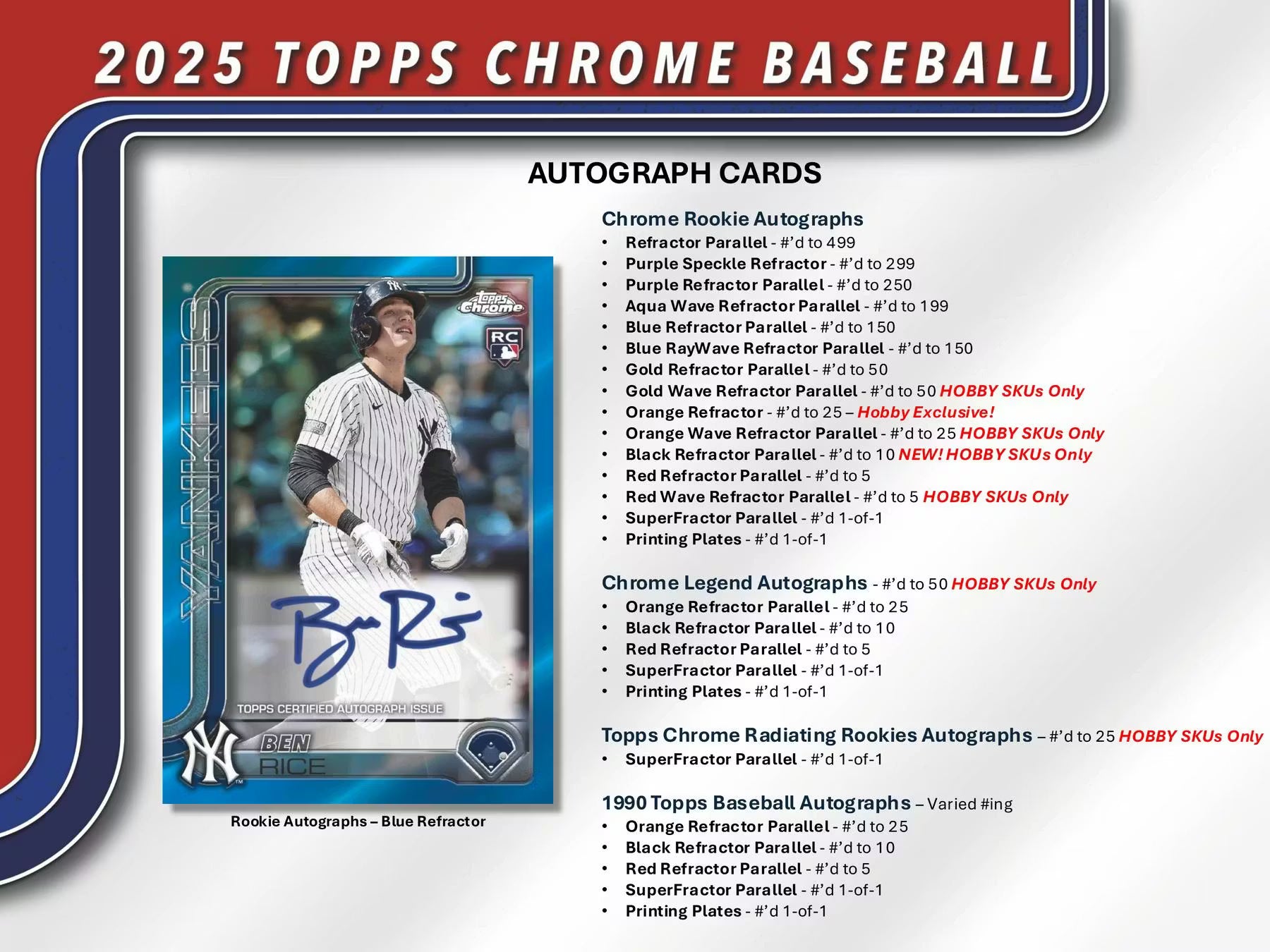 2025 Topps Chrome Baseball Blaster Box