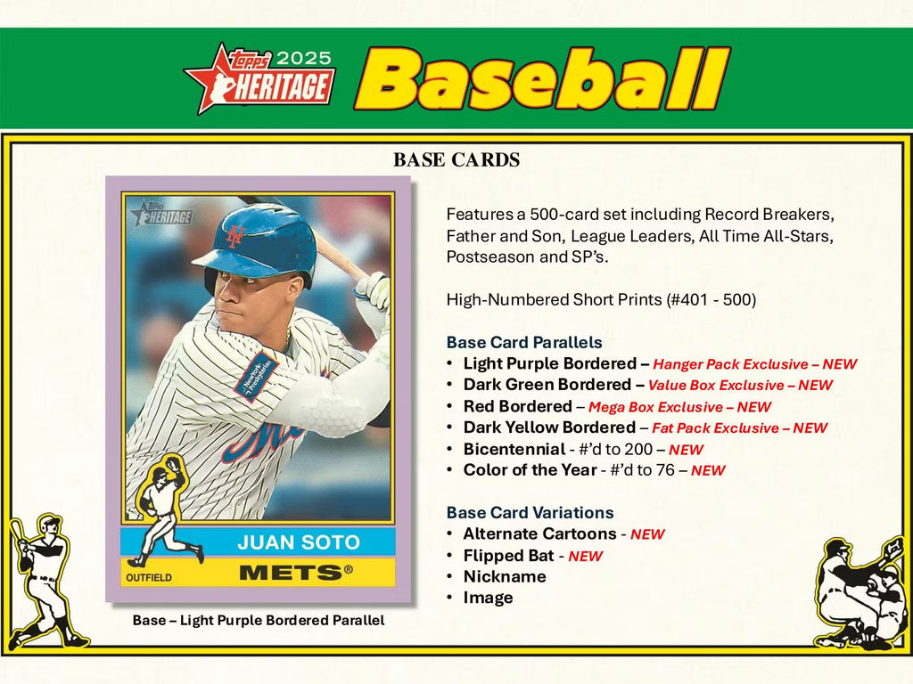 2025 Topps Heritage Baseball Blaster Box