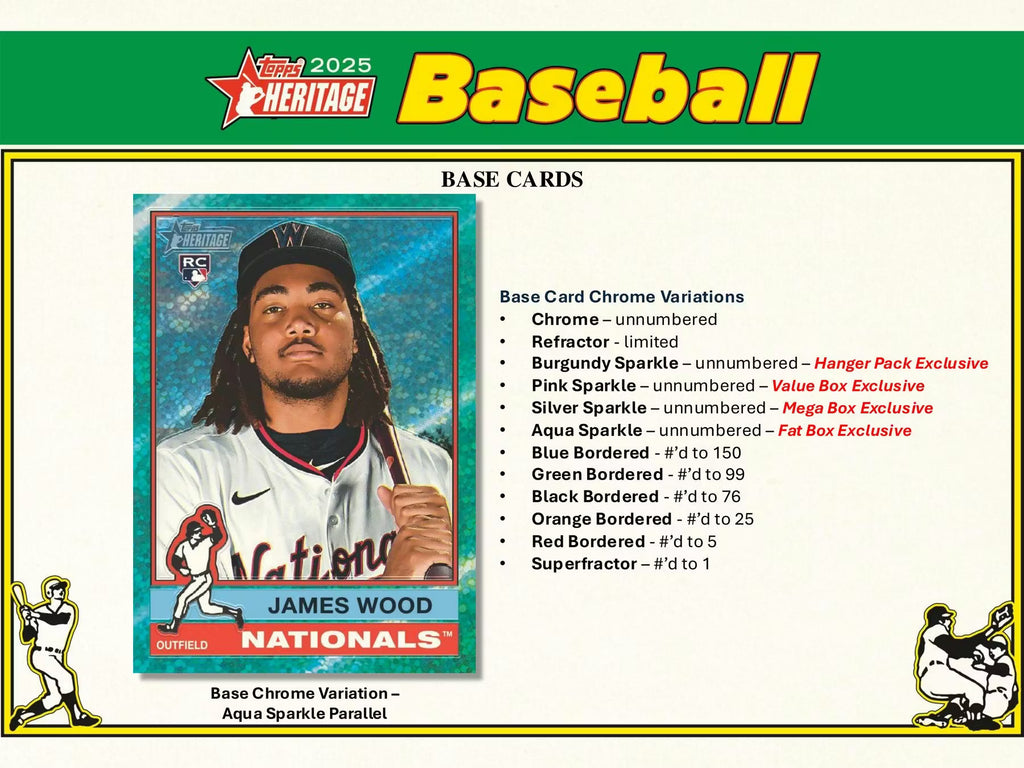 2025 Topps Heritage Baseball Blaster Box
