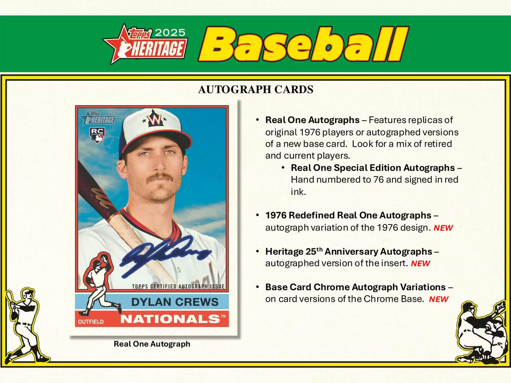 2025 Topps Heritage Baseball Blaster Box