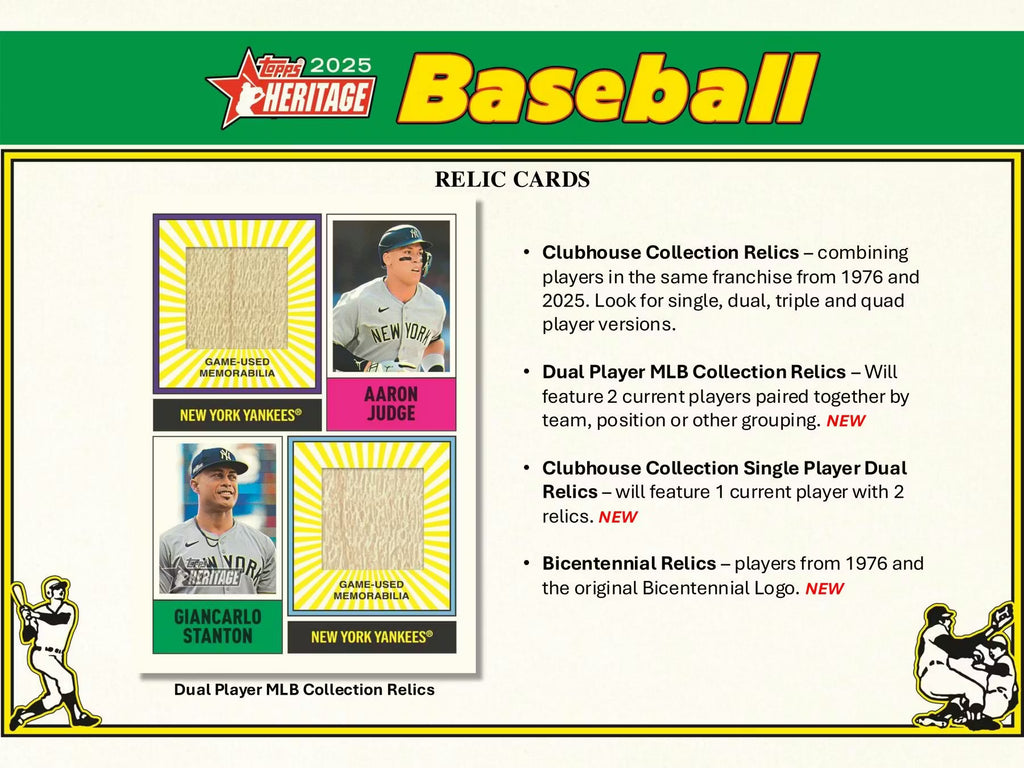 2025 Topps Heritage Baseball Blaster Box