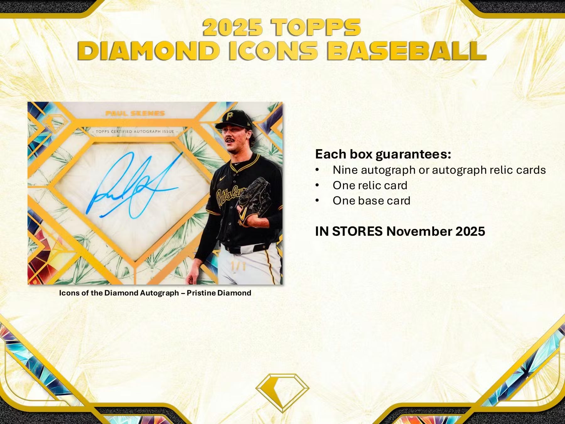 2025 Topps Diamond Icons Baseball Hobby 2-Box Case