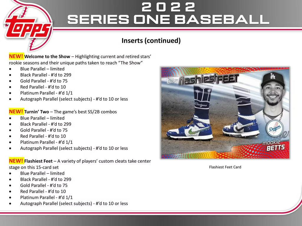 2022 Topps Series 1 Baseball Hobby Box
