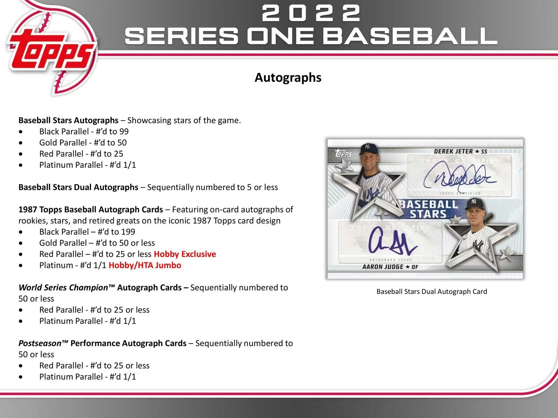 2022 Topps Series 1 Baseball Hobby Box